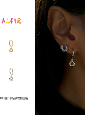 Alfir 甜甜圈耳圈面包金色复古欧美高级饰品首饰气质百搭小众女