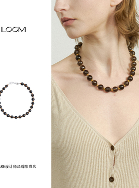 Dare买手店 LOOM正品原点回响串珠项链天然茶晶925银高级原创首饰