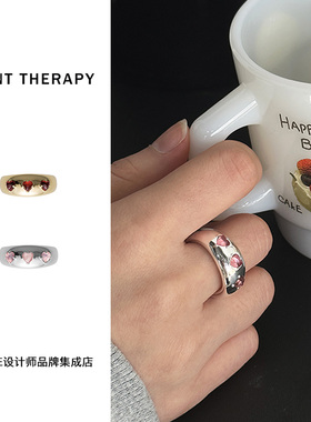 minttherapy颗颗膨胀爱心戒指