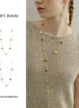 Dare买手店 soft room 正品南瓜花磁吸扣长项链复古百搭饰品首饰