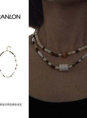 多层项链手工海螺猫之旅店米珠