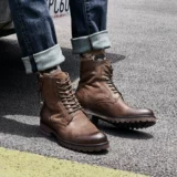 Martens, высокие сапоги для отдыха, туфли в английском стиле, из натуральной кожи, в британском стиле