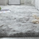Tie-dye living room carpet, coffee table, blanket, room decoration