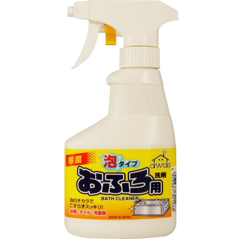 日本火箭石碱瓷砖清洁剂卫生间强力去污浴室缸大理石除水垢泡沫喷 - 图3