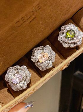 轻奢戒指戒高级感蝴蝶轻奢超百搭