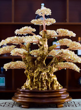 鸿瀚轩天然客厅摇钱树