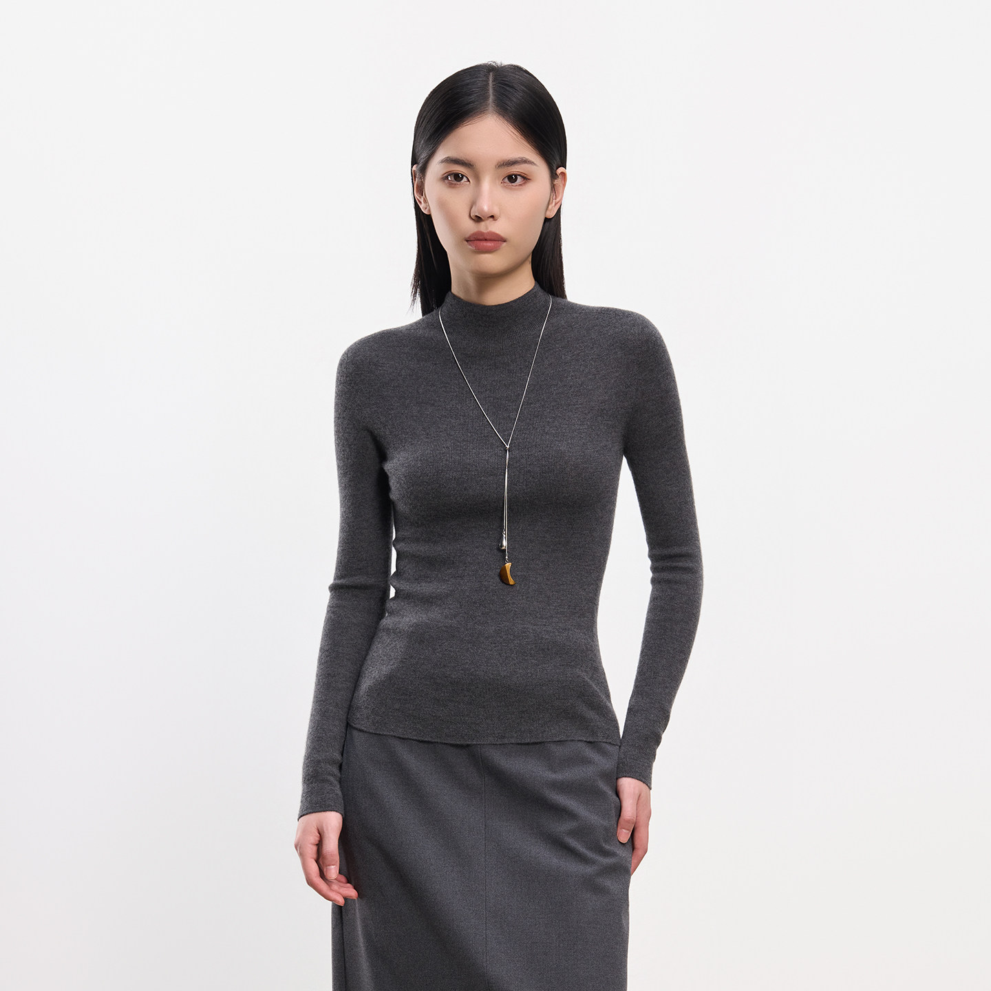 【精纺羊绒 无缝工艺】皮皮狗25秋冬新款女士半高领打底羊绒衫,淘宝优惠券,粉丝福利购,淘宝优惠卷