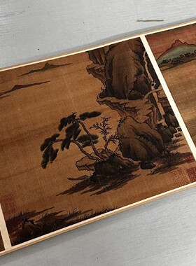 高清艺术微喷复制宣纸绢布卷轴画