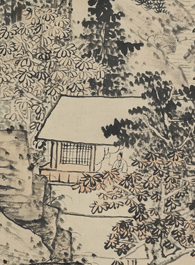 高清艺术微喷画芯宣纸绢布卷轴画