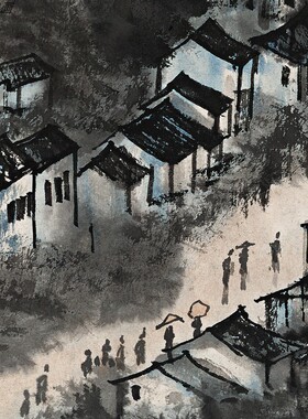 高清艺术微喷画芯宣纸绢布卷轴画