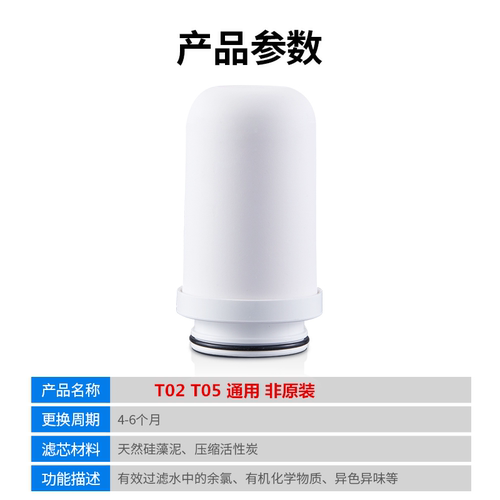 九阳滤芯净水器滤芯JYWT02/T05/T021/TC06家用厨房滤水器通用滤芯 - 图2