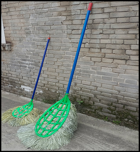 新长柄环卫塑料丝大扫把马路学校地坪物业工地波丝条帚扫院子粉尘 - 图2