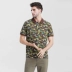 Áo thun polo nam tay ngắn 2019 hè mới Hàn Quốc xu hướng áo thun cotton ngụy trang rộng rãi - Polo áo polo đẹp Polo