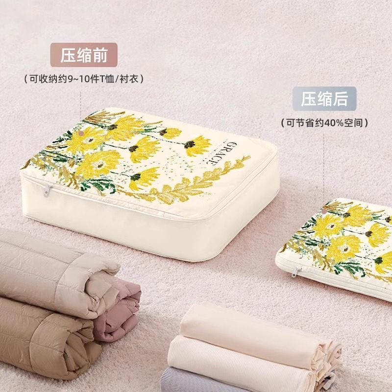 羽绒服压缩袋出差旅行便携衣物收纳袋家用手提行李分装打包整理袋,淘宝优惠券,粉丝福利购,淘宝优惠卷