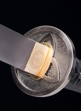 龙泉市刀剑9610弹簧钢镀钛影视行尸走肉指挥打刀Katana宝剑未开刃