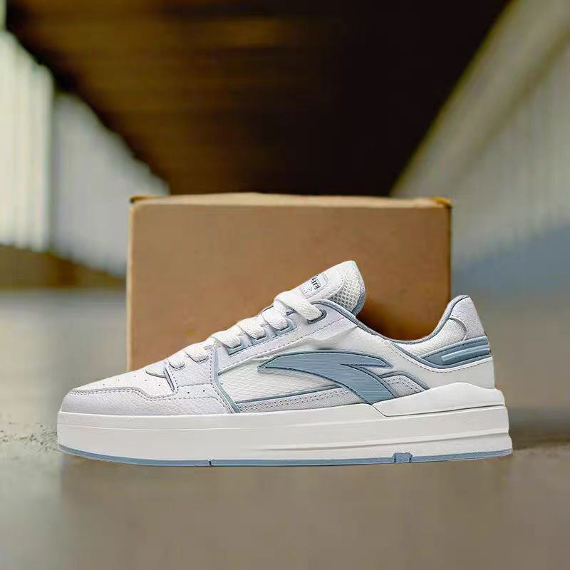 【王一博同款】安踏街顽Lite丨板鞋男2023新款厚底运动112338071 - 图0