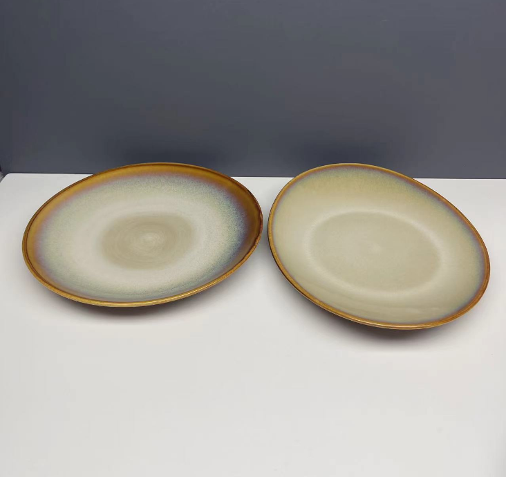 网红仓库酒店餐具蜜糖釉曼谷棕面碗新骨瓷菜盘家用汤盘草帽盘深盘,淘宝优惠券,粉丝福利购,淘宝优惠卷