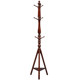 Solid wood coat rack floor hanging clothes rack simple modern simple