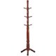 Solid wood coat rack floor-standing clothes hanging bedroom clothes rack