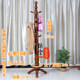 Solid wood coat rack floor-standing bedroom living room clothes rack