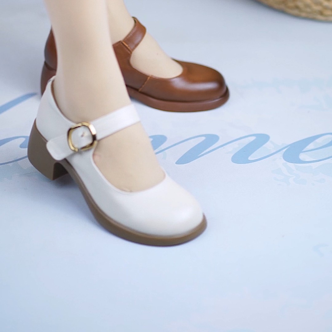 玛丽珍女鞋真皮春夏新款粗跟软底单鞋女英伦风浅口厚底百搭小皮鞋,淘宝优惠券,粉丝福利购,淘宝优惠卷