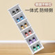 Foldable shoe box transparent storage artifact