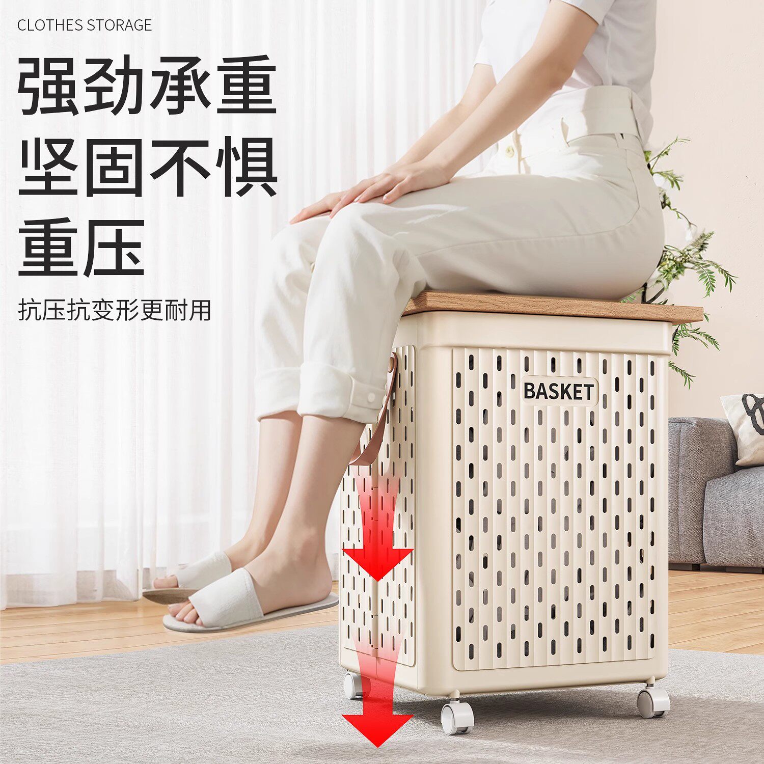 高颜值脏衣篓家用可折叠脏衣服收纳筐脏衣篮卫生间放衣服神器衣物,淘宝优惠券,粉丝福利购,淘宝优惠卷