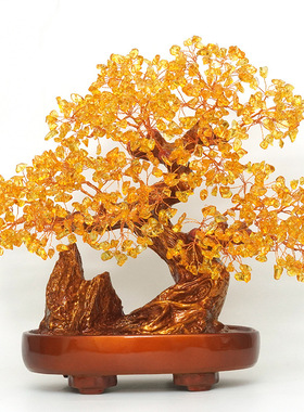 名旺酒柜水晶树水晶创意