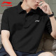 Li Ning POLO shirt cotton lapel short sleeve men's