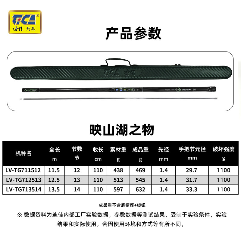 迪佳映山湖之物轻量炮竿传统钓长竿东丽碳布长竿短线打窝竿传统竿,淘宝优惠券,粉丝福利购,淘宝优惠卷