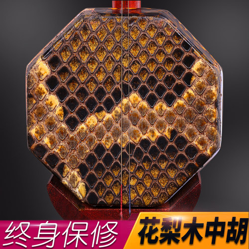 花梨木中胡 中胡乐器 学习演奏中胡 全套配件 - 图2