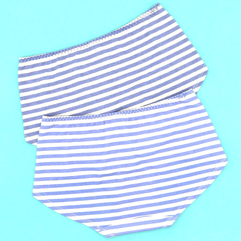 百伶百俐少女女士可爱初高中学生棉质中腰三角裤内裤纯棉 - 图0