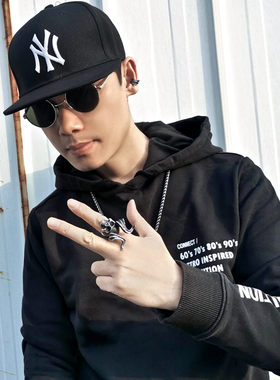 个性撒旦羊角骷髅戒指男嘻哈复古