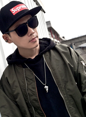 钛钢学生饰品单身风夜店吊坠项链