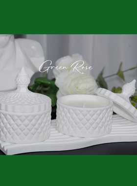 【塞纳河畔】香薰蜡烛卧室氛围感装饰摆件小众生日礼物Green Rose