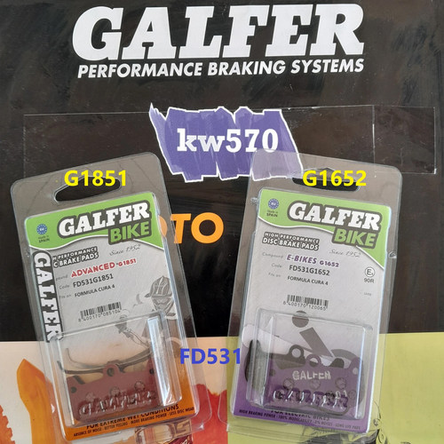 Galfer自行车刹车来令片Formula低振动轻磨损耐高温刹车皮 - 图1