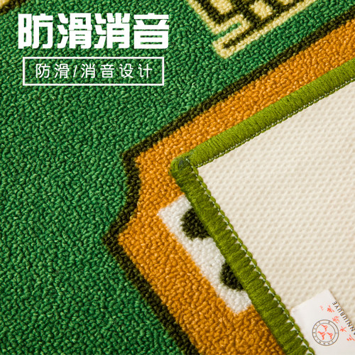 麻将桌布垫80cm家用正方形棋牌垫消音防滑麻将布加厚包邮麻将毯 - 图0