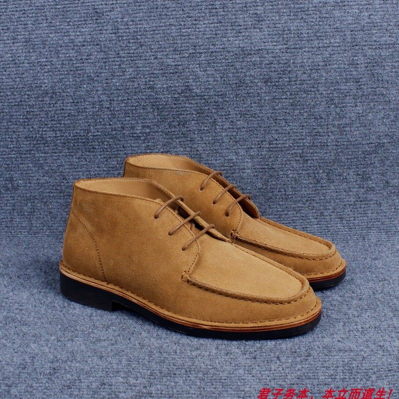 无暇赴死同款男士沙漠靴Chukka麂皮外翻经典短靴复古固特异休闲鞋,淘宝优惠券,粉丝福利购,淘宝优惠卷