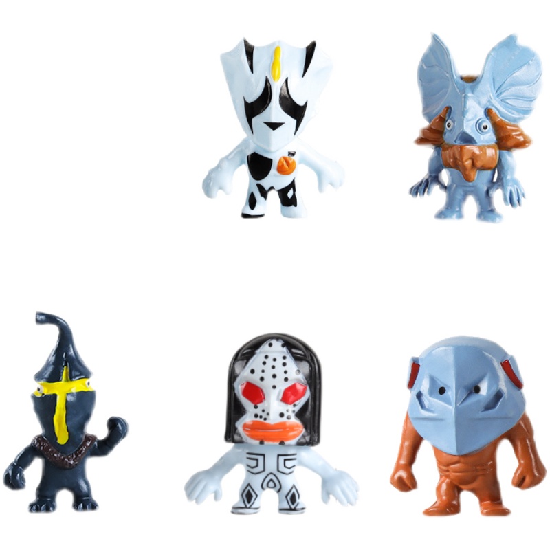 生日蛋糕装饰摆件奥特曼怪兽缤纷城市宇宙星空儿童玩具城市插 - 图3