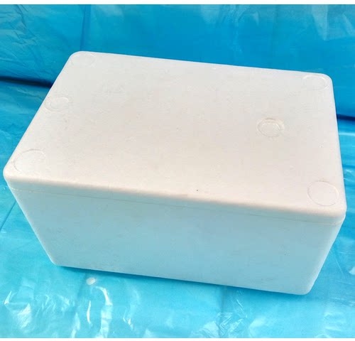 邮政4号泡沫箱保温保鲜箱泡沫盒子水果快递冷藏包装5斤装方圆 - 图0