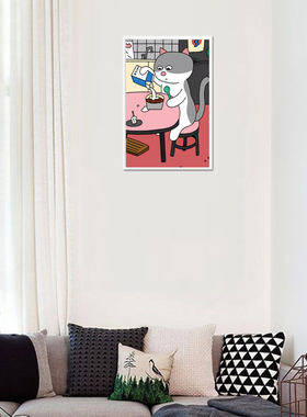韩国插画KimHyeon小清新装饰画