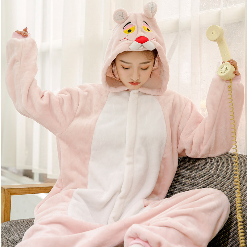 秋冬季珊瑚绒卡通动漫连体龙猫睡衣 魅凡服饰睡衣/家居服套装