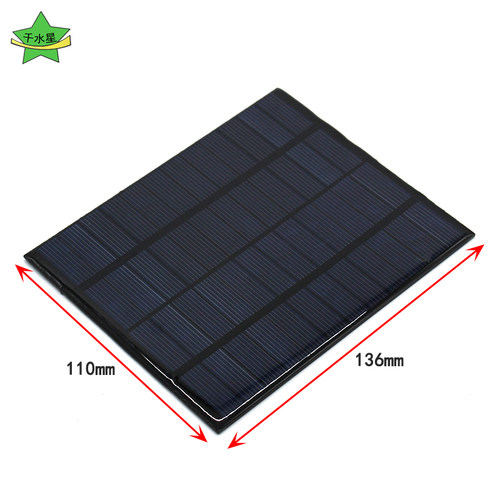 太阳能电池板12V160MA 多晶硅滴胶板DIY光能模型玩具电源板电池板 - 图1
