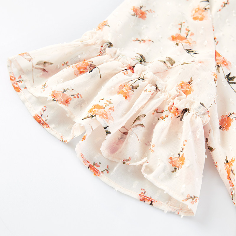 碎花连衣裙女2020雪纺 百达依莉连衣裙