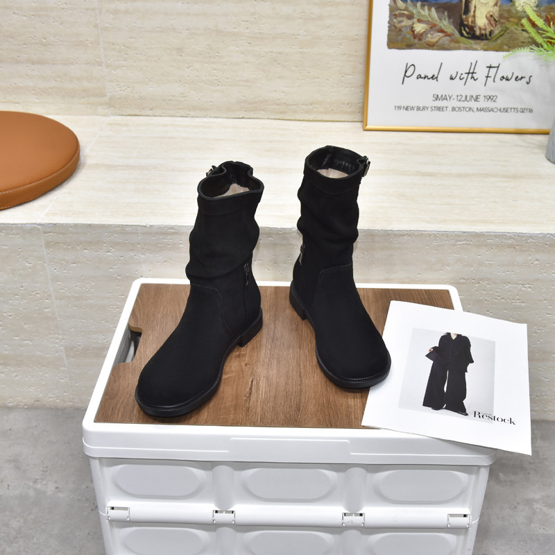 优选大码女鞋41-43宽胖脚肥2024秋冬英伦风低跟中筒骑士靴245-157,淘宝优惠券,粉丝福利购,淘宝优惠卷