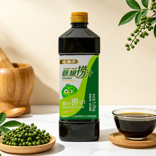 幺麻子藤椒捞汁1.2kg 拌菜拌面调料拌小海鲜捞汁调料海鲜酱油家用 - 图2
