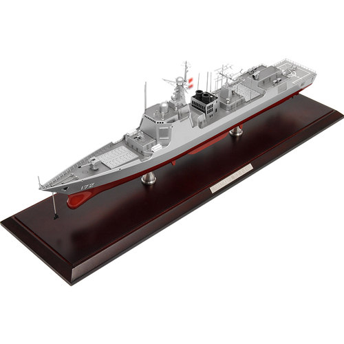 特尔博052D导弹驱逐舰模型052C军舰船模172舰可定制舷号165湛江舰 - 图0