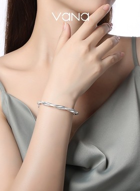 至简至美莫比乌斯女999足银纯银