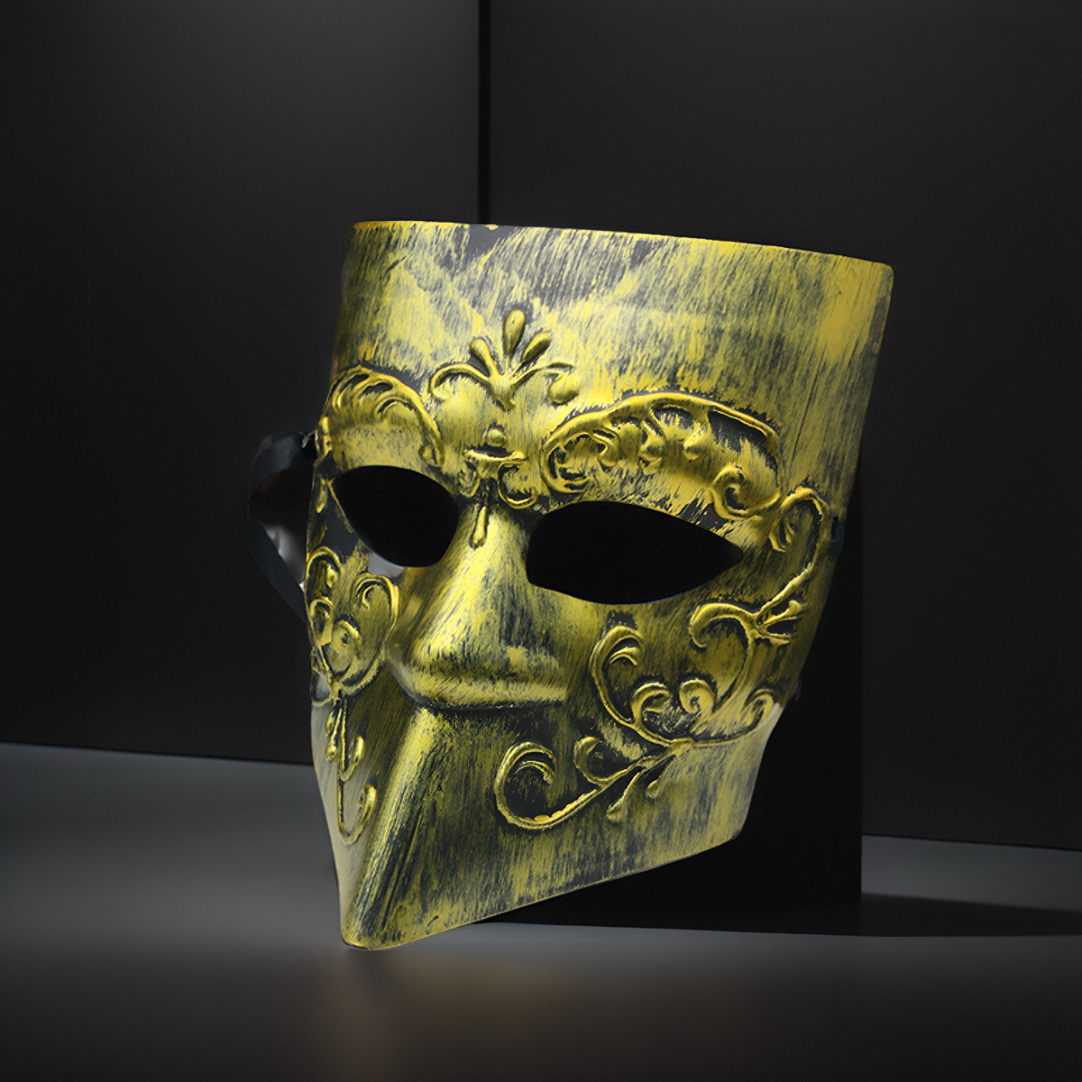 万圣节化妆舞会面具复古爵士成人男士全脸面自拍假面面具蒙面唱将