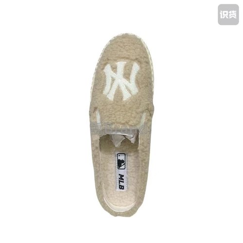 MLB 3AMUUD216-50SAS休闲 半拖 低帮 板鞋 男女同款 米色河南LL仓 - 图1